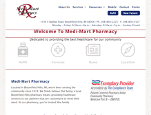 Tablet Screenshot of medimartrx.com